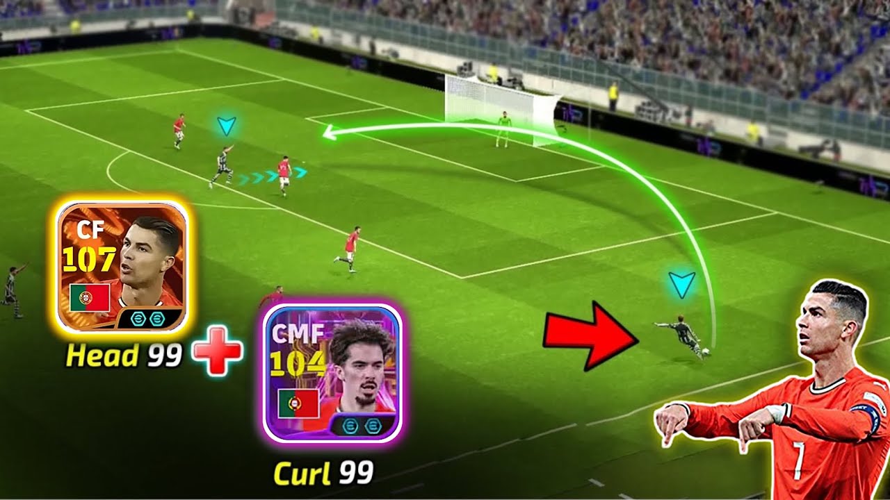 [SHOWTIME] VITINHA Visionary Passing + RONALDO Bullet Heading & Finishing = … Destructive Combo 🔥 