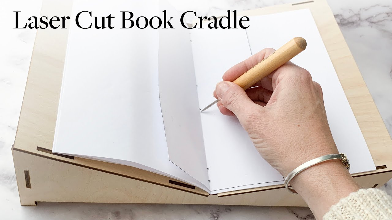 Very cool and simple laser cut book cradle