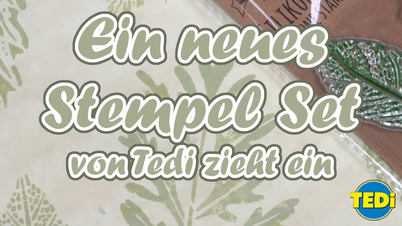 Stempel Set || Test || Tedi || Ein neues Stempel Set zieht ein