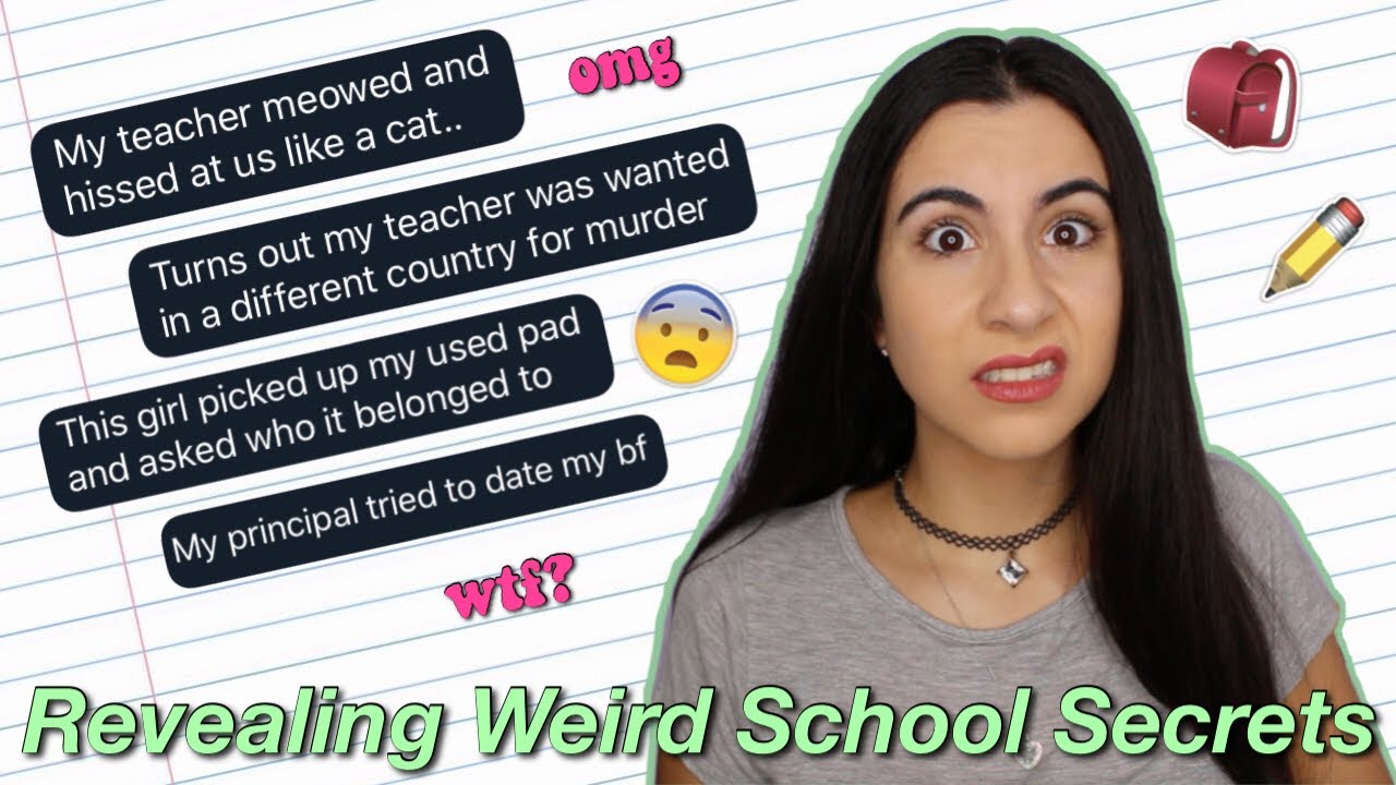 Revealing Your Weird School Secrets + Confessions (yikes..) | Just Sharon