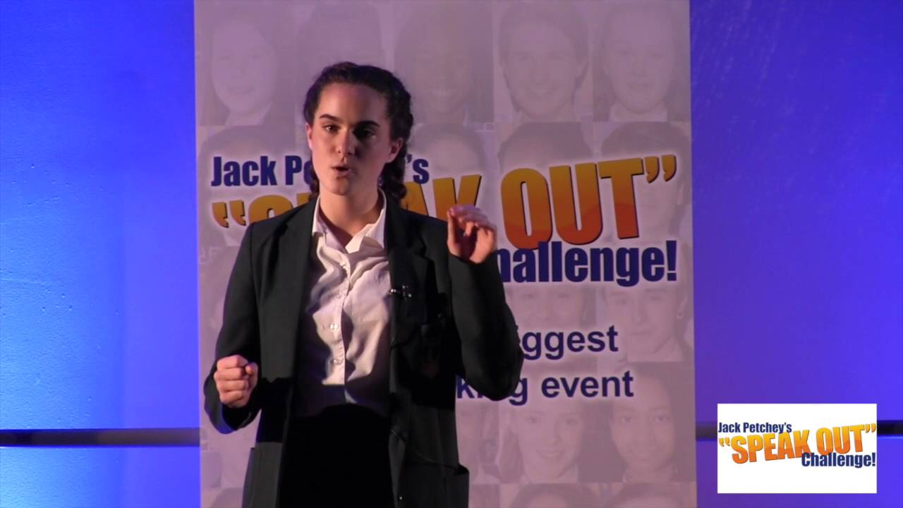 Mia Hesdon, Runner-Up, Jack Petchey&rsquo;s &ldquo;Speak Out&rdquo; Challenge! Sutton Regional Final 2015-16