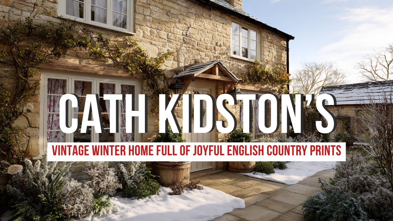 Cath Kidston s Vintage Winter Home Full of Joyful English Country Prints