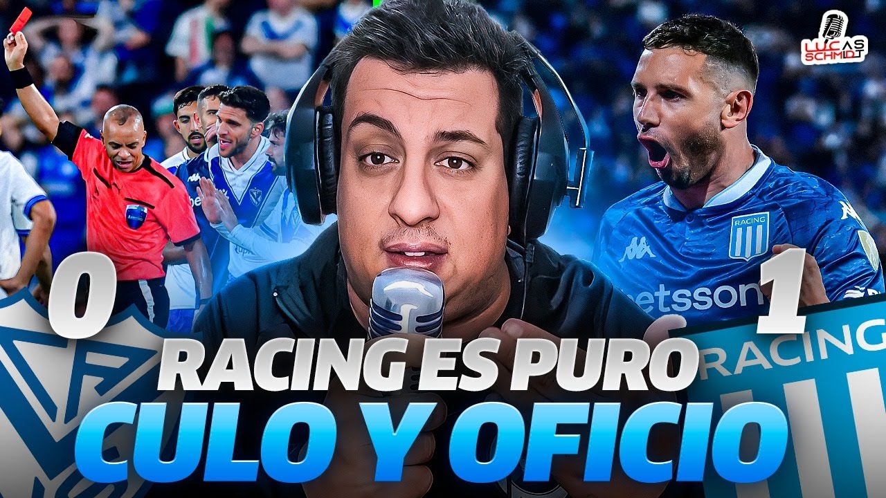 RACING ES PURO CUL0 Y OFICIO, LE GANÓ A VÉLEZ POR LA LIBERTADORES | Vélez 0-1 Racing | Schmidt