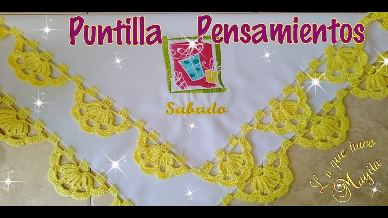 Puntilla de pensamientos | Servilleta de sábado