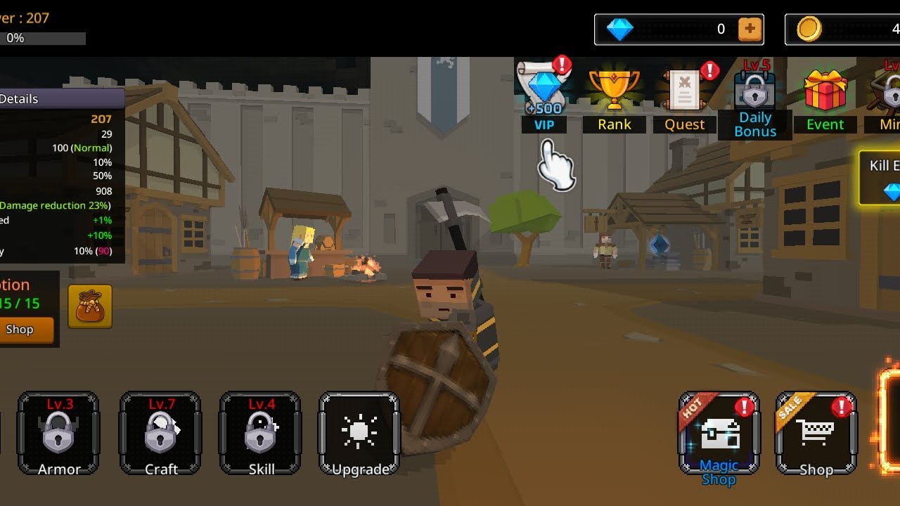 Main game PIXLEBLADE part 1 (FaaGaming)