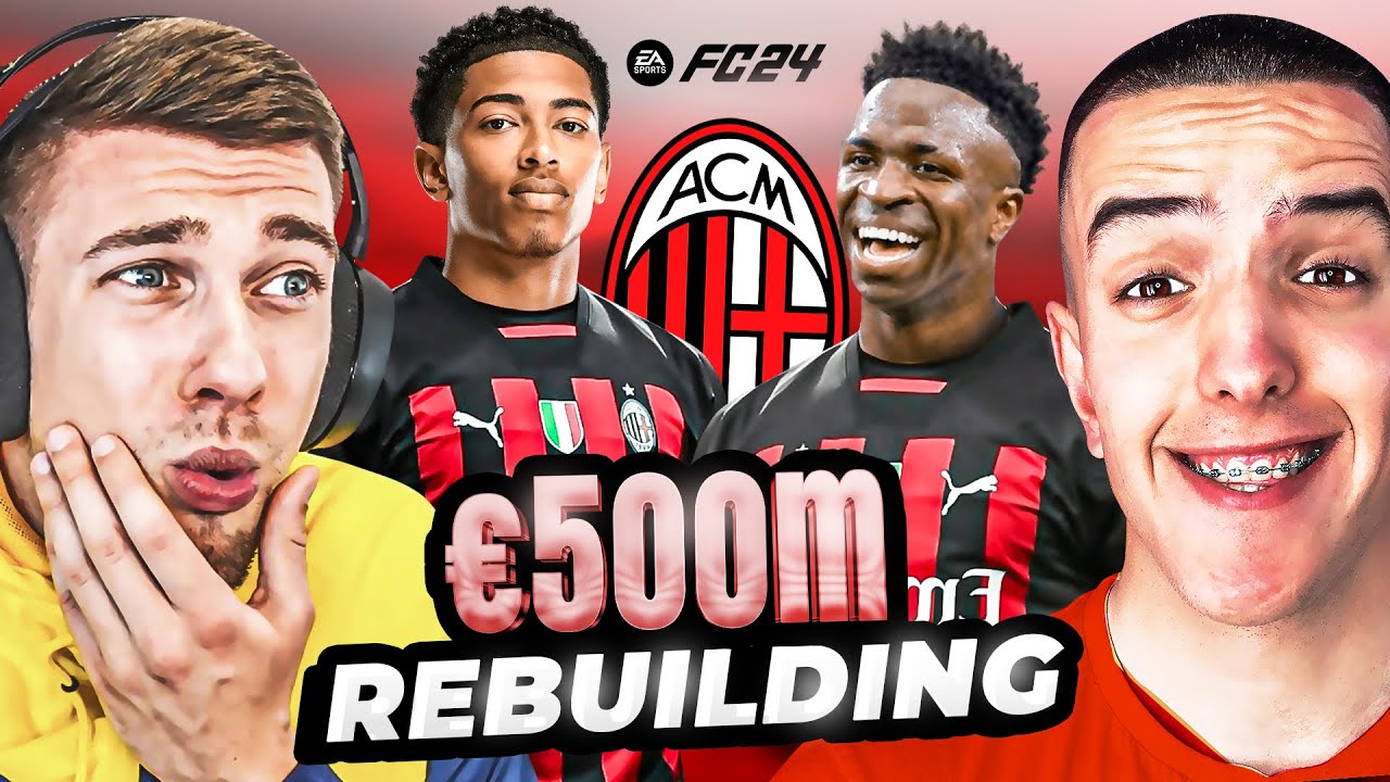 PRVI €500M REBUILDING MILANA SA IDZOM U EA FC 24 !