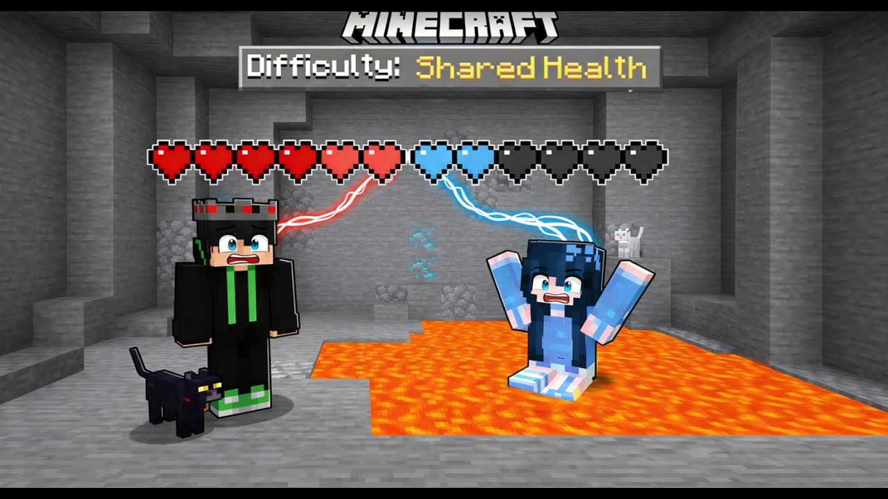Minecraft But I Shared My Heart with My Female Friend