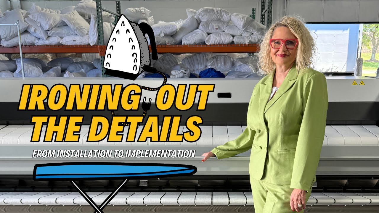 New Continental Girbau Ironer Install The Process