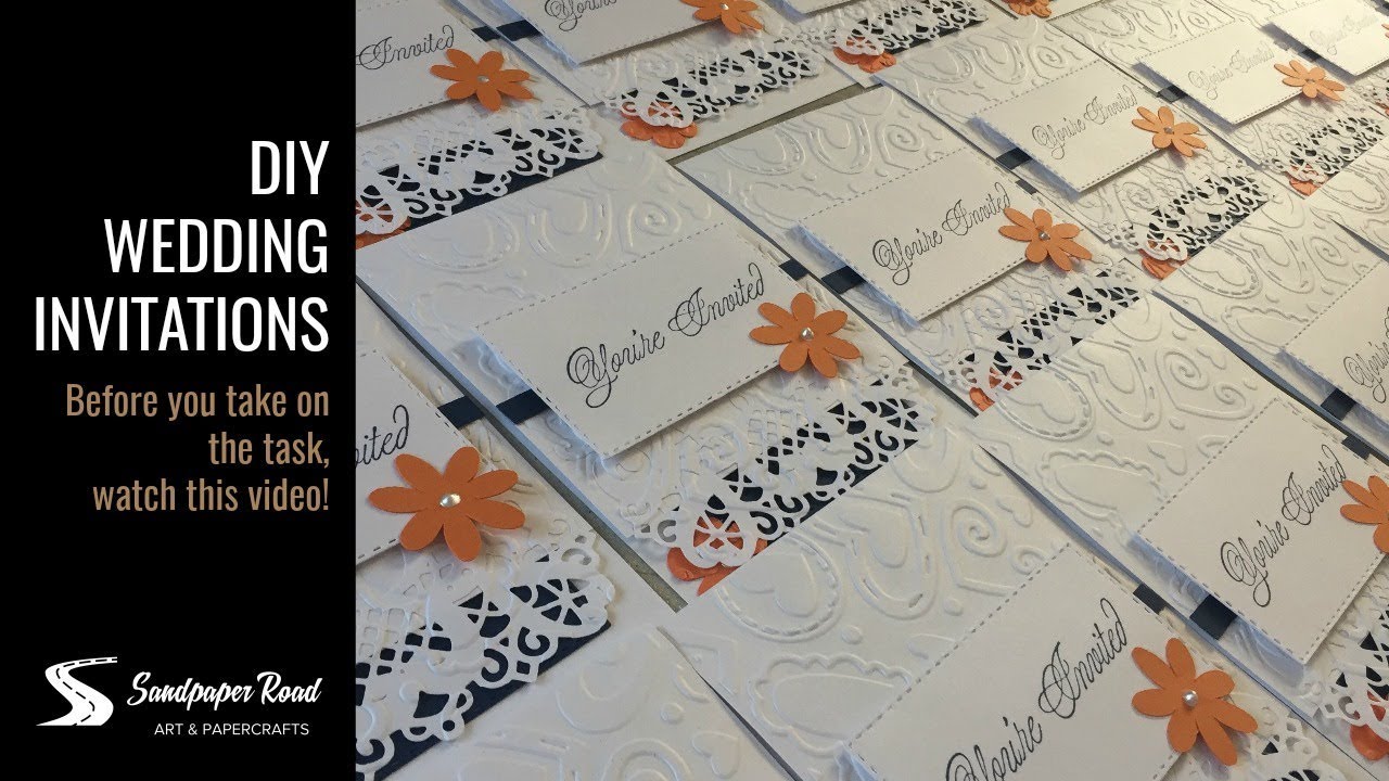 DIY Wedding Invitations by Sandpaper Road
