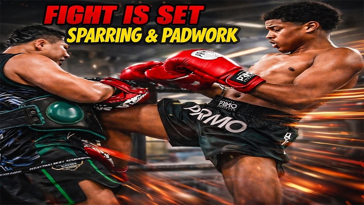 The Fight Is Set and Training Gets Real | Muay Thai Sparring and Padwork!