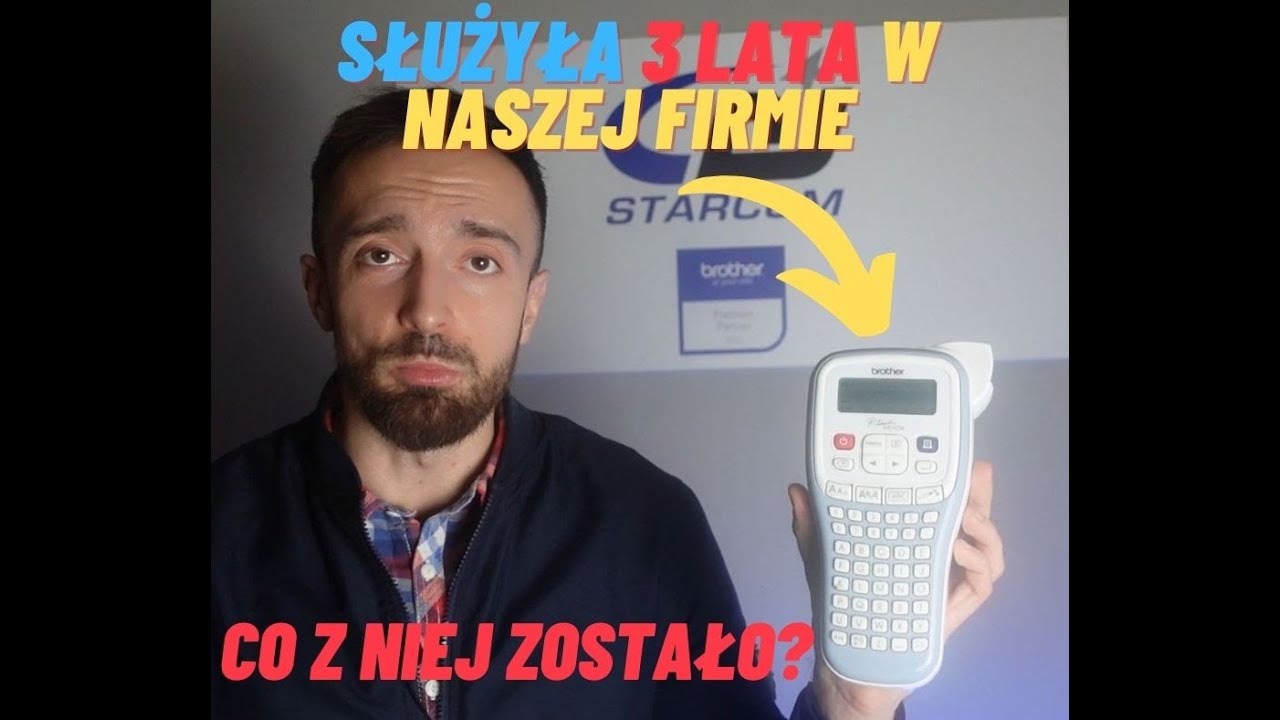 #1 Brother P-Touch h101gb po 3 latach INTENSYWNEGO użytkowania
