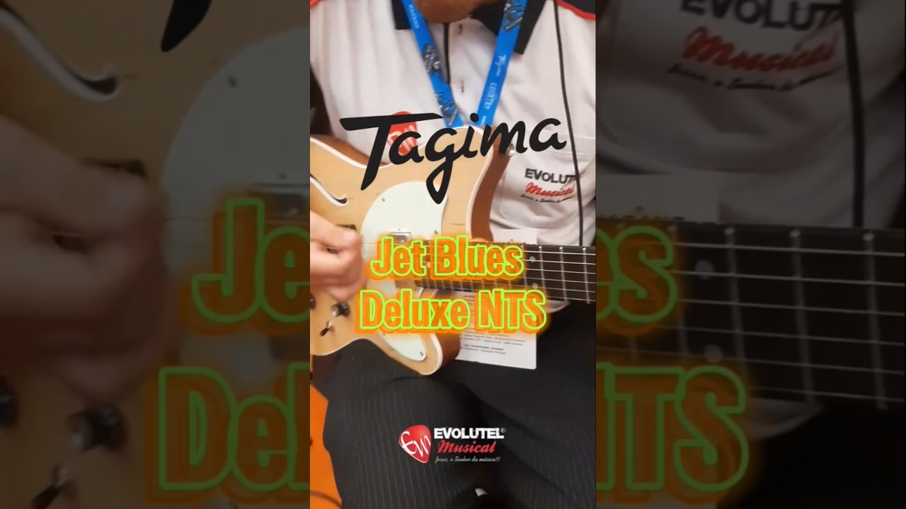 Review/Teste Guitarra Tagima Jet Blues Deluxe Com Bigsby - Feita no Brasil - EVOLUTELmusical.com.br