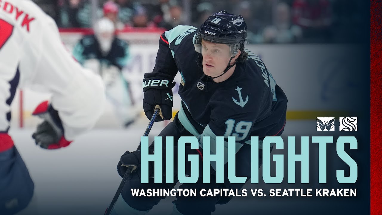Washington Capitals vs. Seattle Kraken | 1/27 Game Highlights