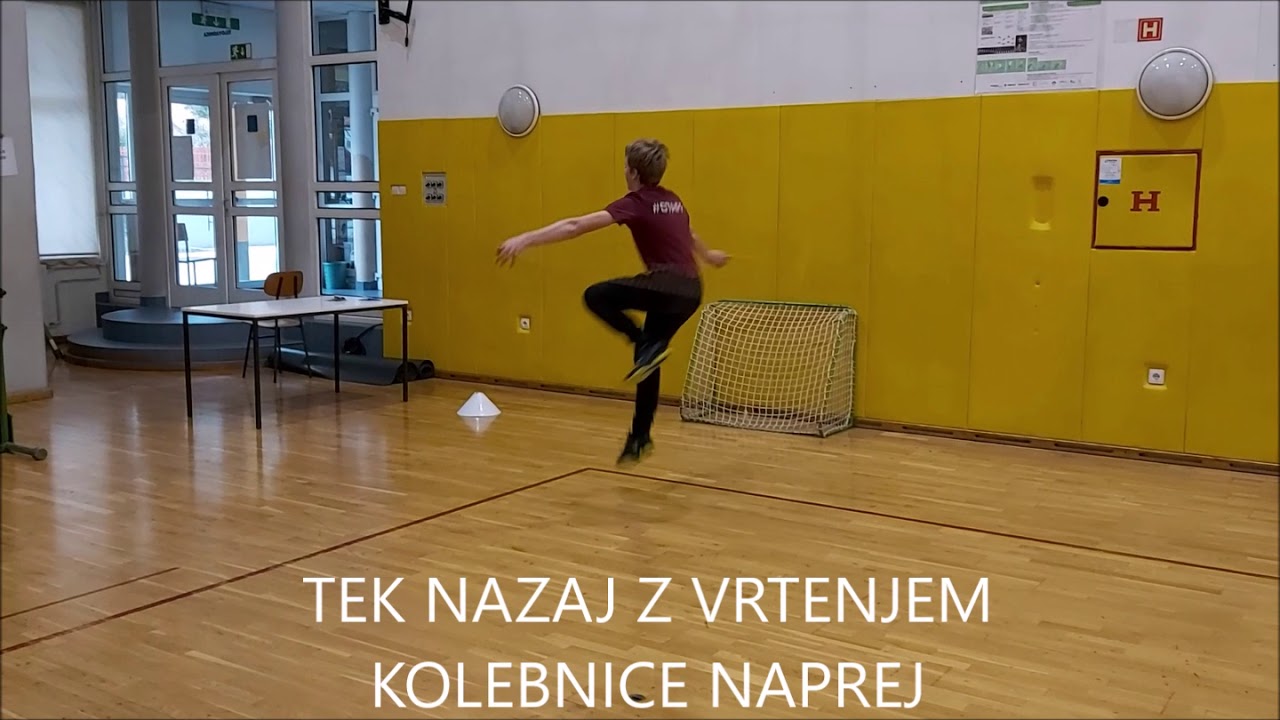 Poskoki s kolebnico v gibanju