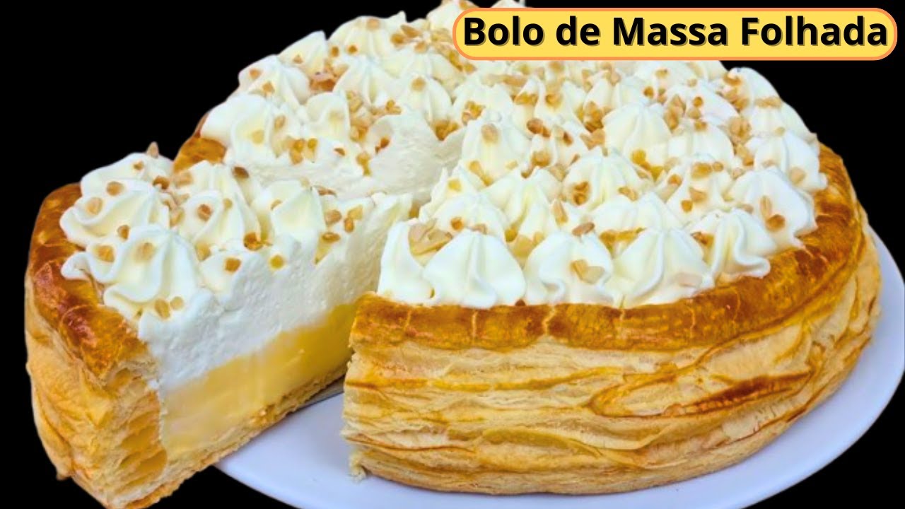 Bolo de Massa Folhada Como Nunca Viu !!![ Receita Portuguesa]