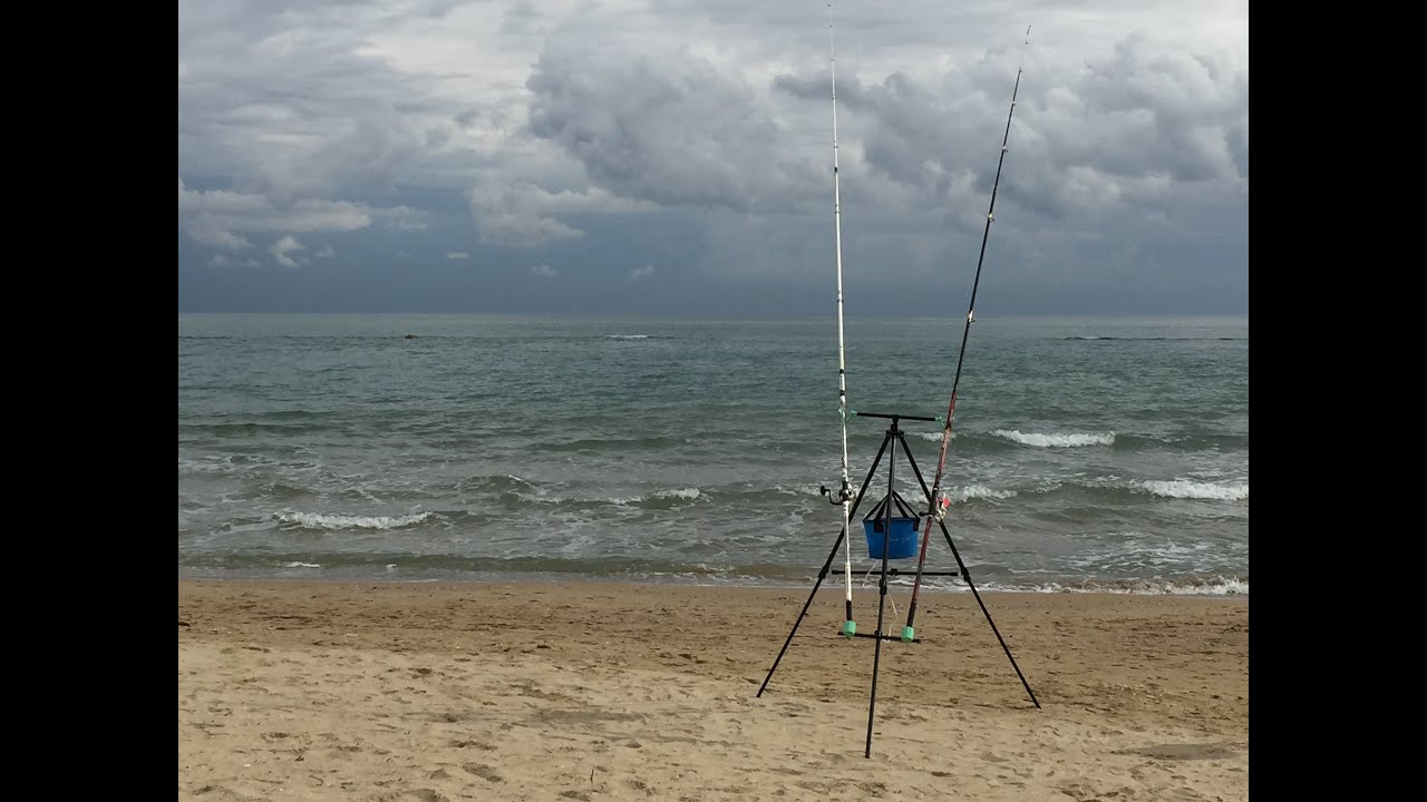 Pesca a Surfcasting:un paio d'ore in spiaggia con INNESCO COZZA