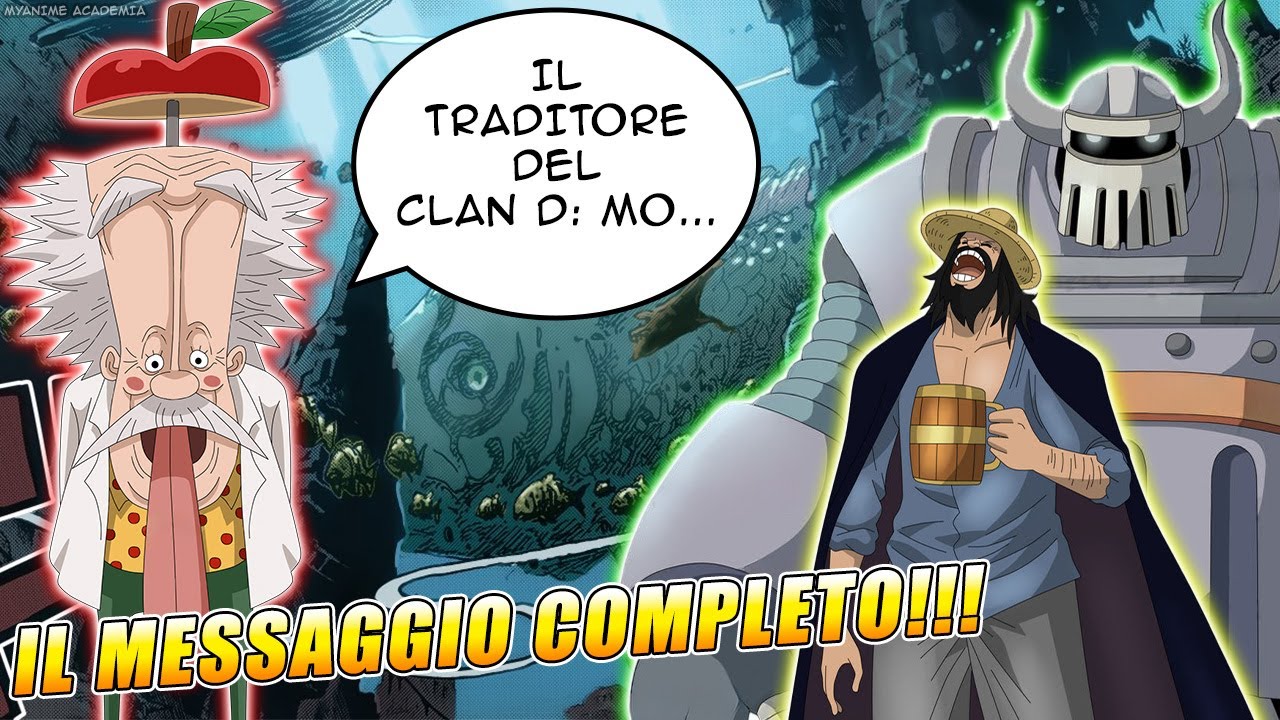 IL TRADITORE DELLA D | Messaggio COMPLETO di Vegapunk Analizzato | One Piece