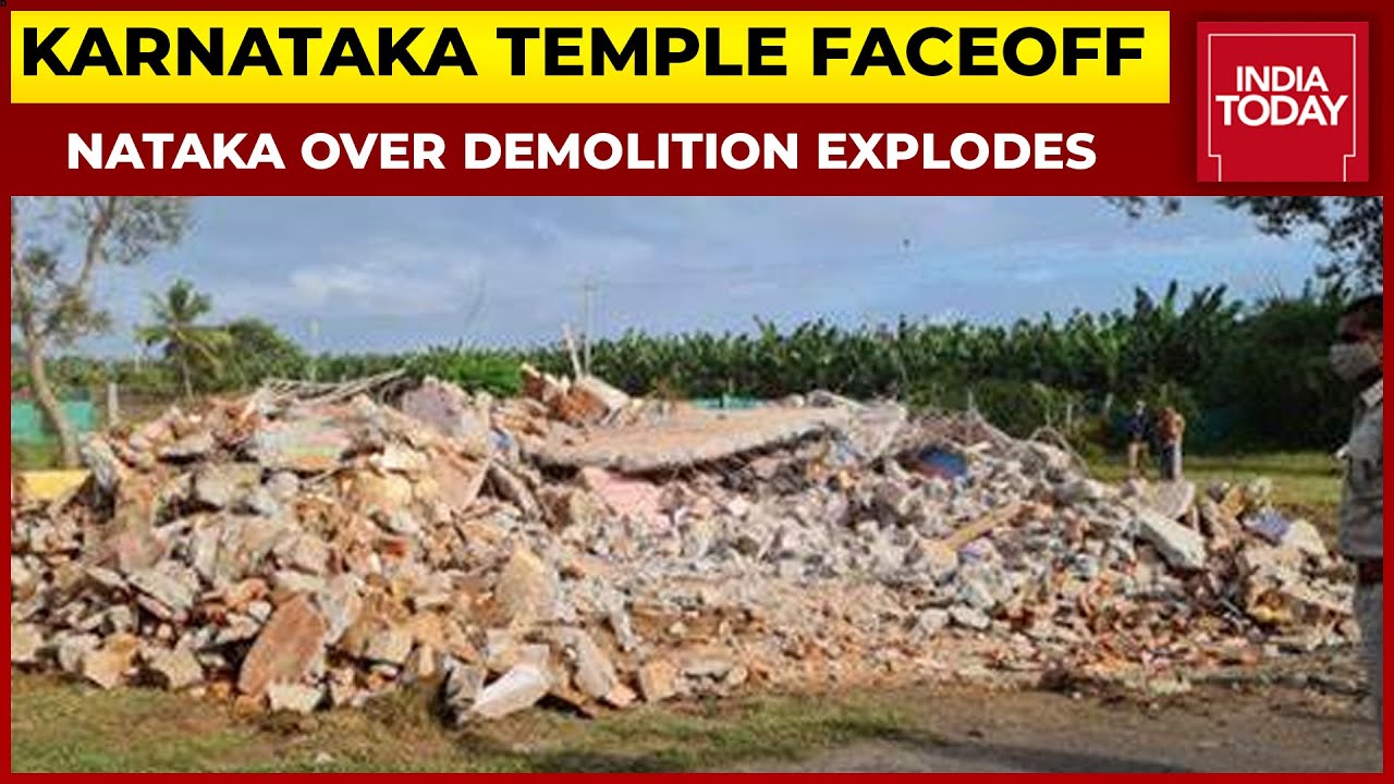 'Nataka' Over Karnataka Temple Demolition Explodes, Congress, BJP Continue To Spar Over Drive