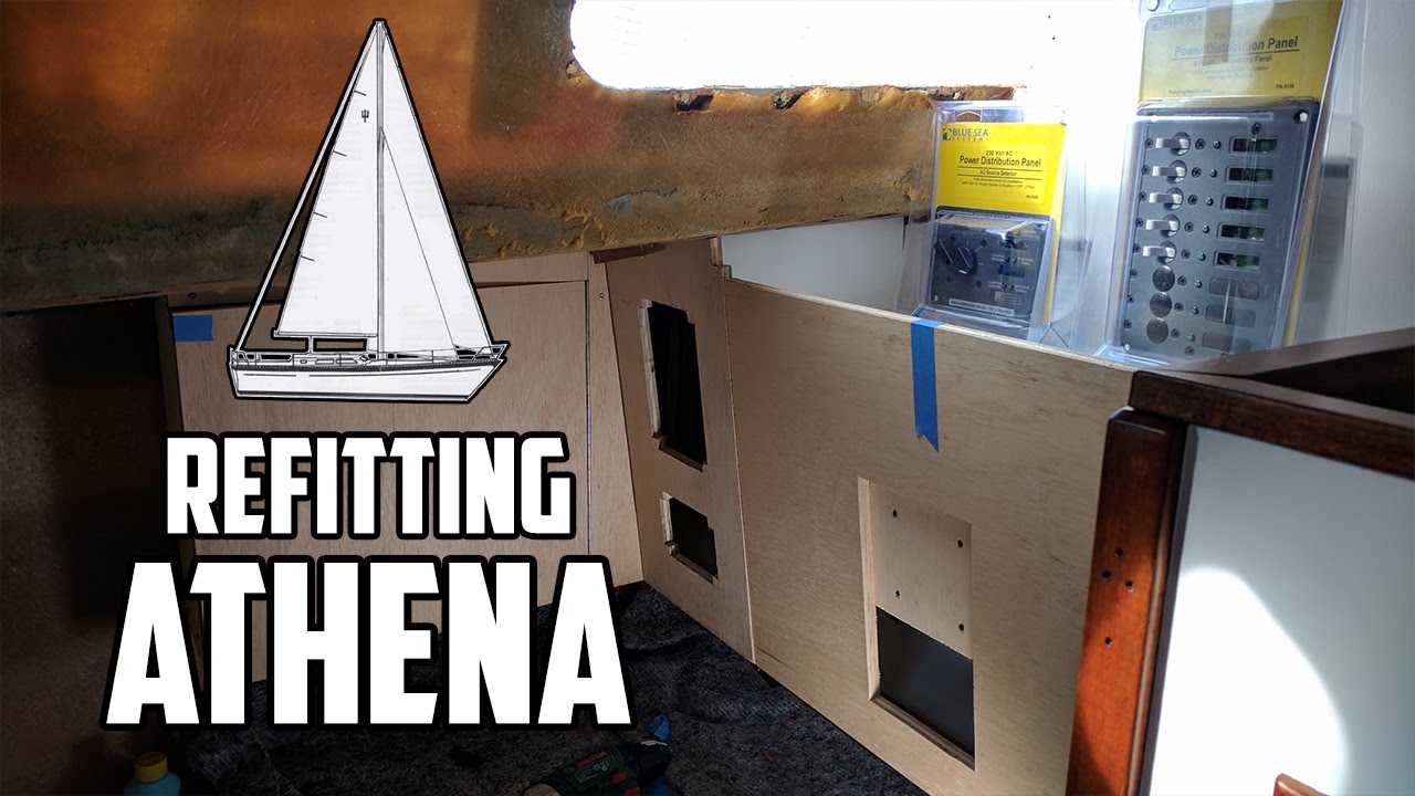 Sail Life - Locker above chart table, iKommunicate from Digital yacht - DIY sailboat refit