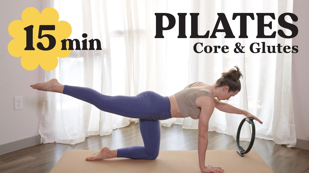 15 Min Pilates Ring Workout | Core and Glutes