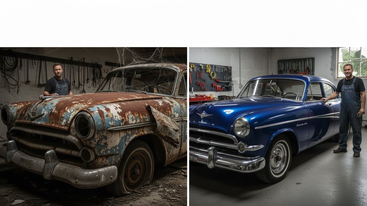 Abandoned Garage Car ➜ Fully Restored Beauty 😱