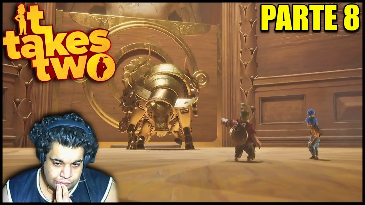 Do nada apareceu um Touro 🤔 | It Takes Two Playthrough em co-op bolado com 
