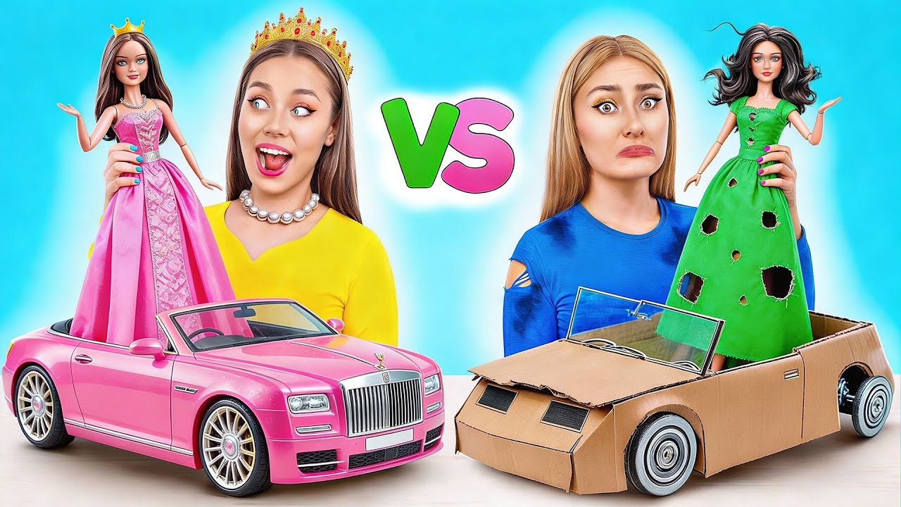 Строим Удивительный Кукольный Домик Дорогой vs Дешевый Челлендж | Смешные Челленджи от Trend DO