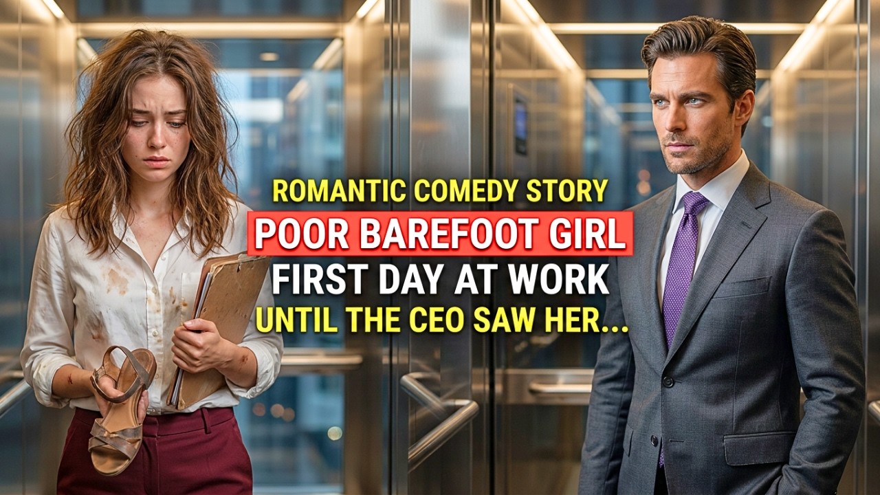 POOR GIRL ARRIVED BAREFOOT ON HER FIRST DAY OF WORK…AND WHAT THE BILLIONAIRE  DID CHANGED EVERYTHING