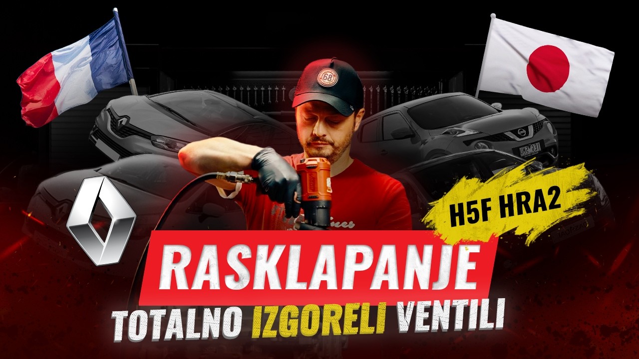 RASKLAPANJE: Renault / Nissan / Dacia 1.2TCe - H5F HRA2 | Posledica Izgorelog Ventila