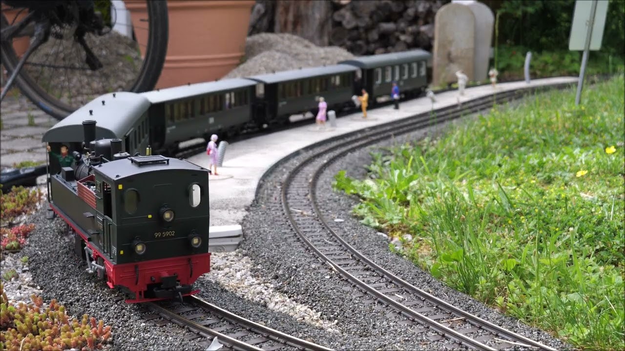 HSB  Uwe`s Gartenbahn    #modellbahn #lgb #gartenbahn #spurg #gardenrailway #märklin #modeltrains