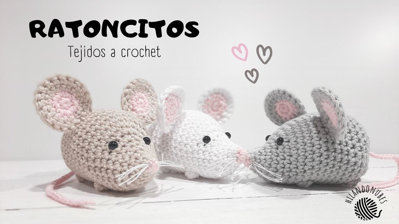 Como hacer ratoncito amigurumi crochet paso a paso 🐭​🧀​