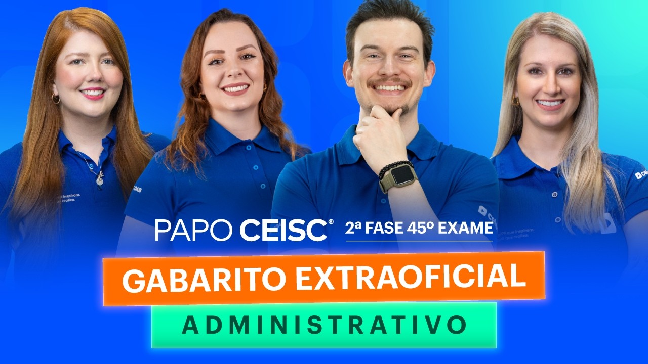 Gabarito Extraoficial Direito Administrativo | 2ª Fase 45º Exame OAB