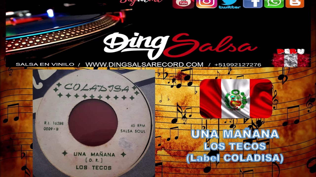 LOS TECOS - UNA MA&Ntilde;ANA, Label COLADISA