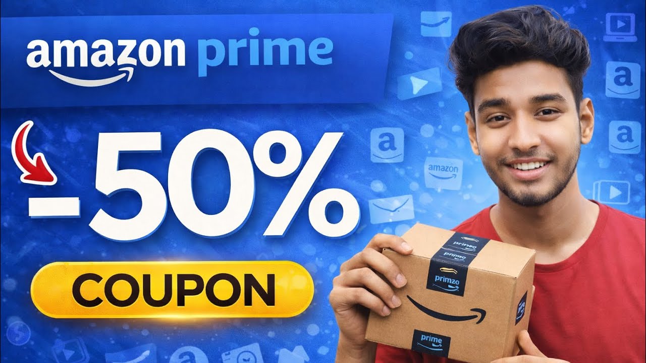 Amazon Prime Subscription Offer 2026 🎬🔥 Get Up To 50% OFF + Exclusive Member Benefits