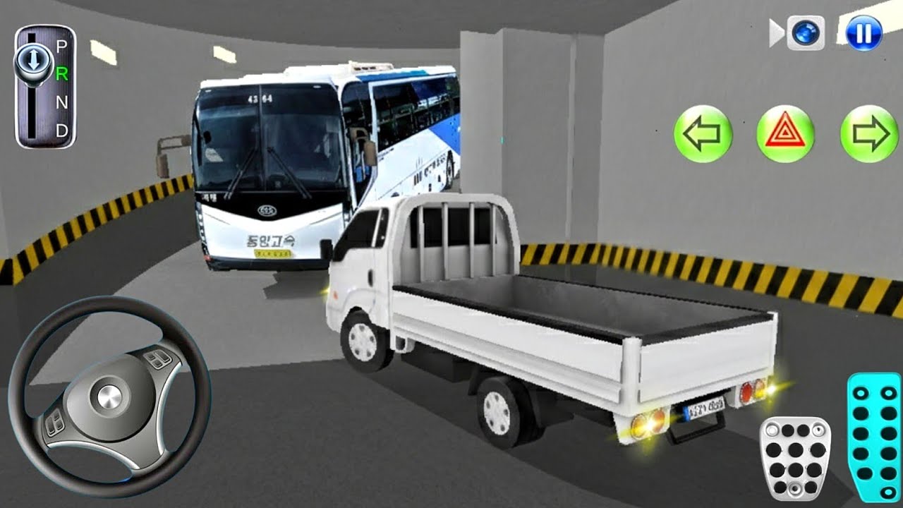 New Kia Express Bus Stuck in Parking Garage - 3D Driving Class - Car Game 2026 - Android Gameplay