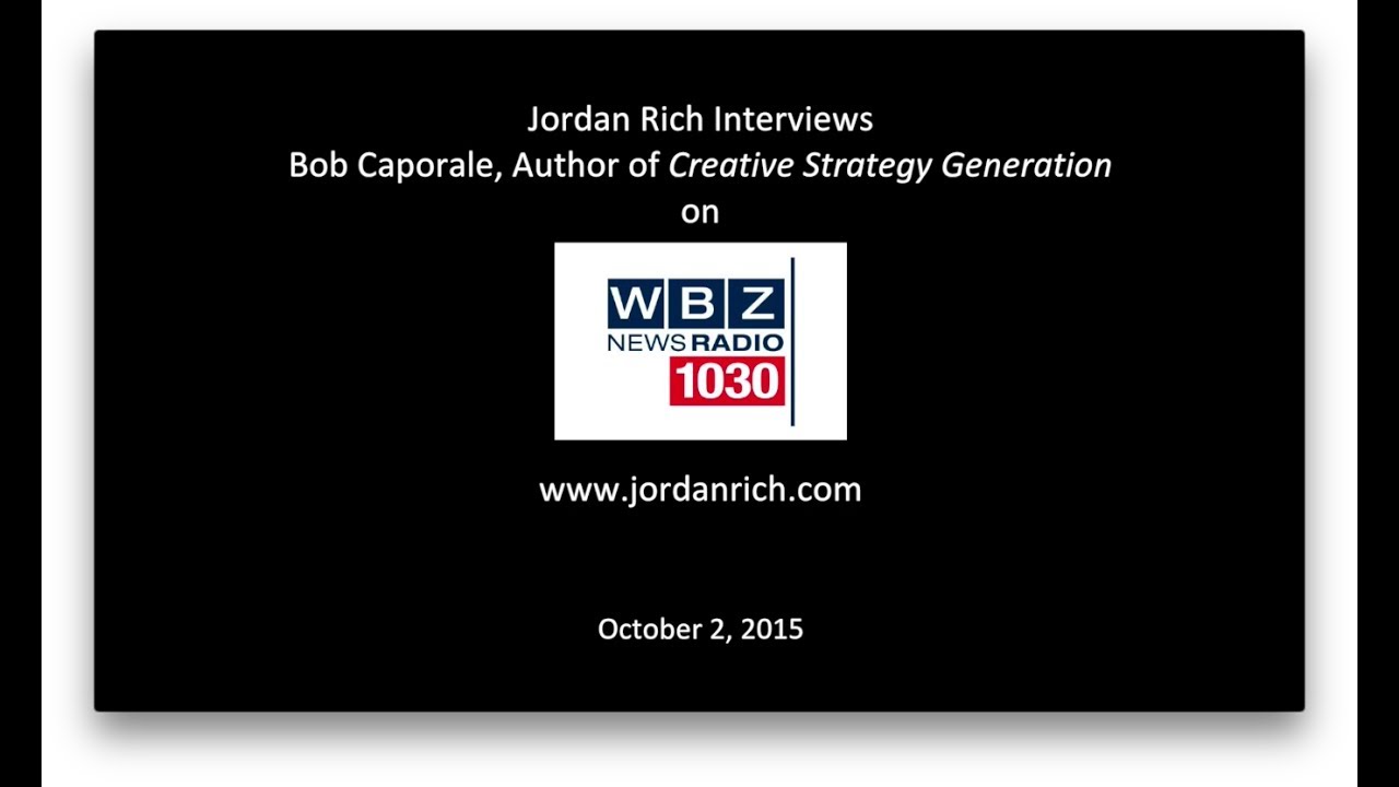Jordan Rich Show w/ Guest Bob Caporale (Guest)