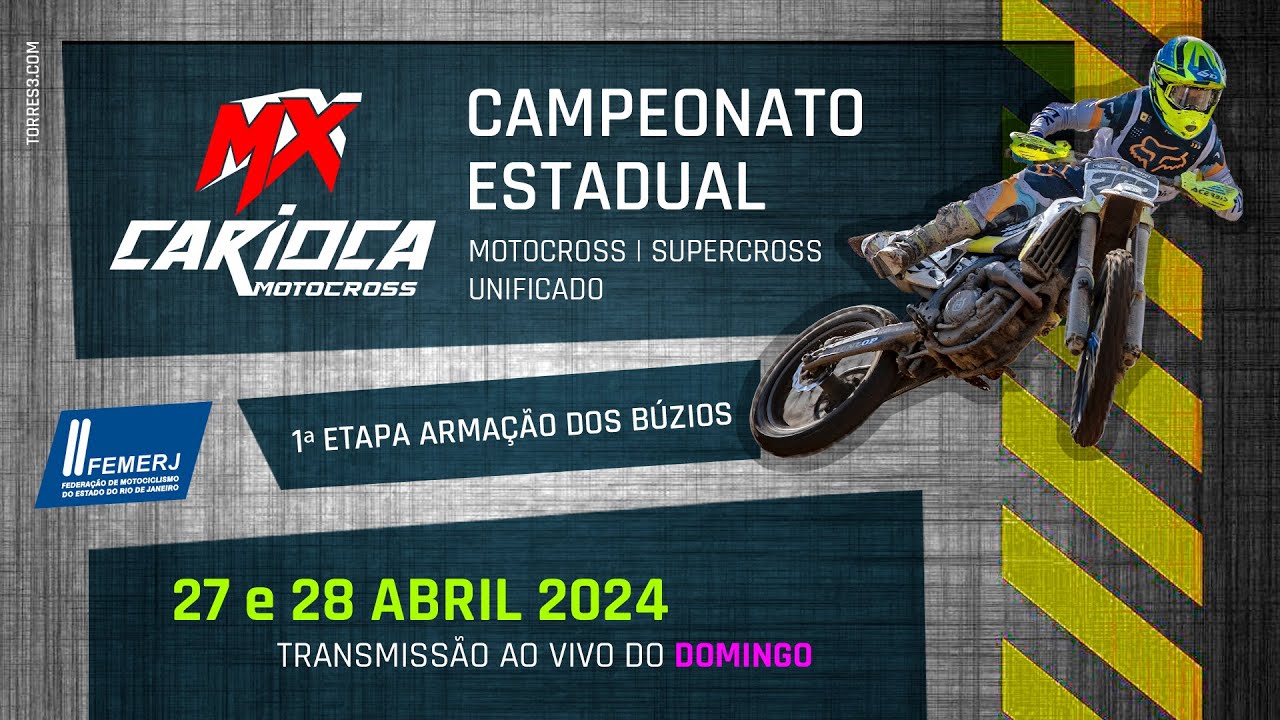 1ª ETAPA DO CAMPEONATO CARIOCA DE MOTOCROSS E SUPERCROSS (ARMAÇÃO DOS BÚZIOS-RJ ) DOMINGO 2024