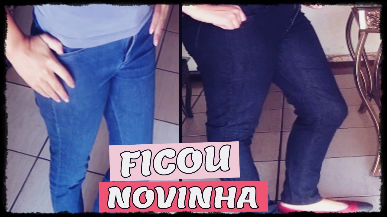 👖COMO TINGIR SUA CALÇA JEANS EM CASA/FICOU NOVINHA