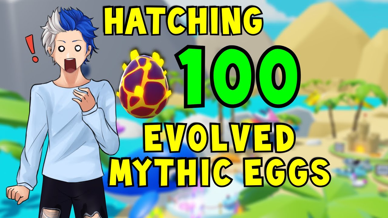 HATCHING 100 EVOLVED MYTHIC EGGS IN ROPETS