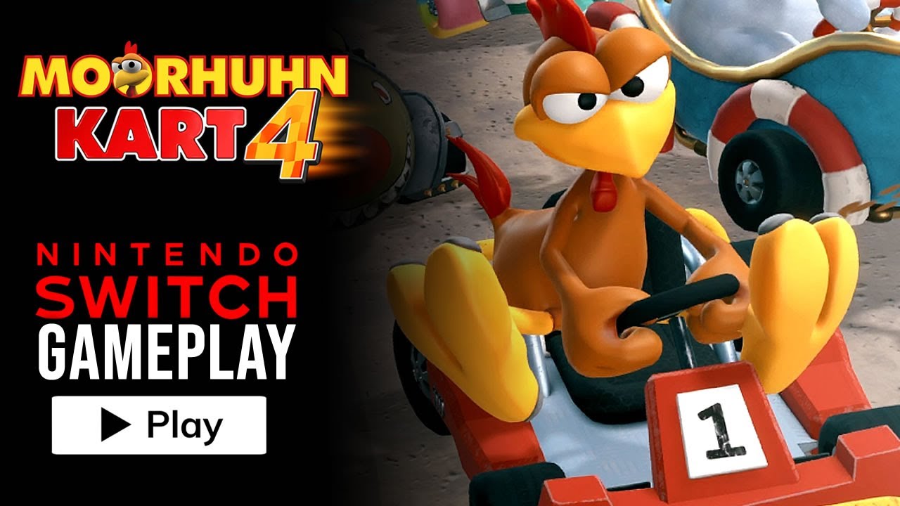 Moorhuhn Kart 4 - Nintendo Switch Gameplay