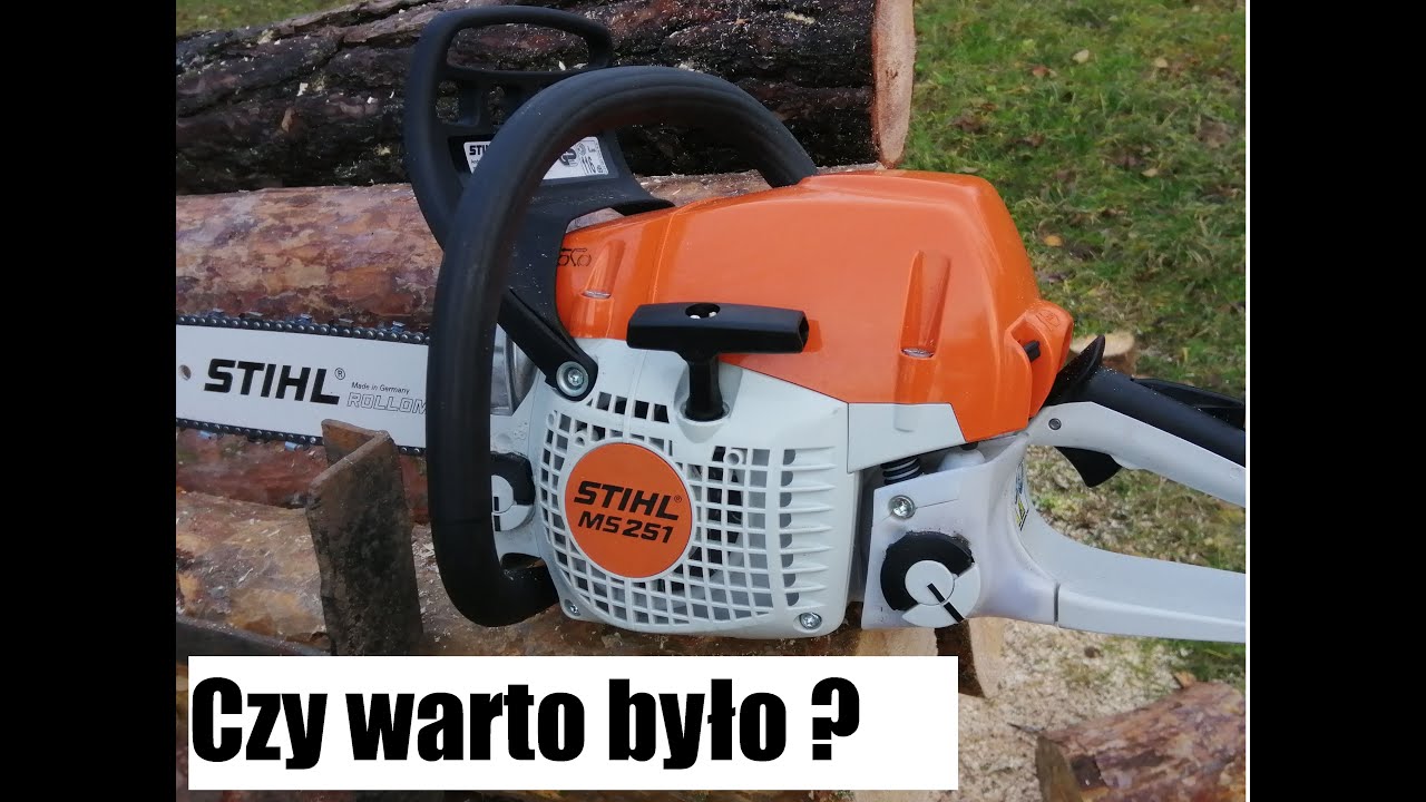 TEST Piły Spalinowej  STIHL Ms 251 3 km
