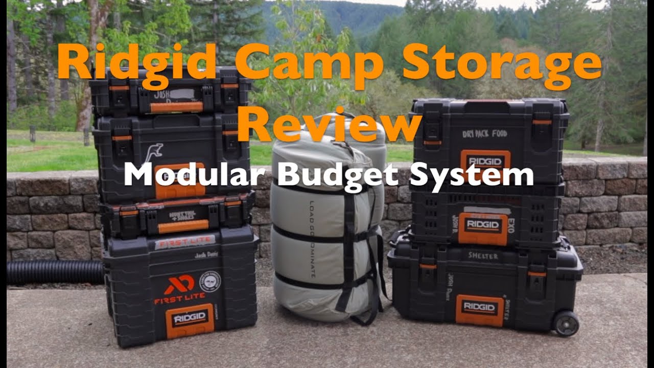 Ridgid Camp Storage System (HUGE MONEY AND BACKSAVER!)