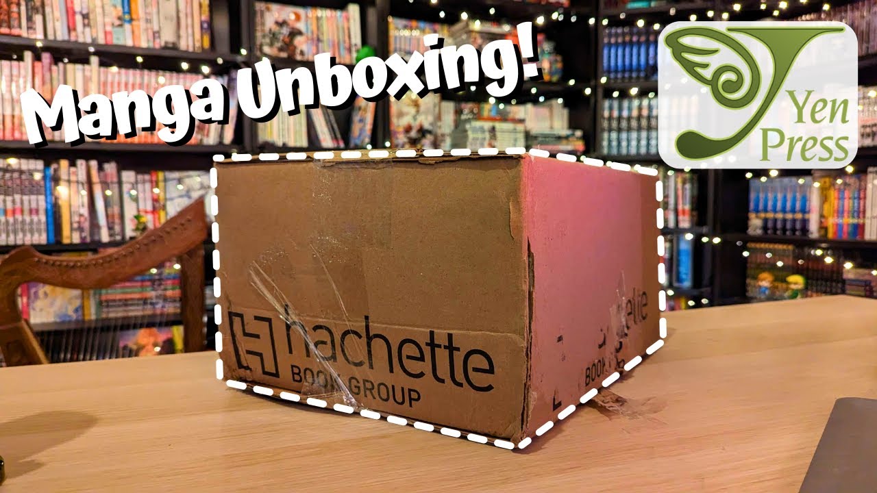 YEN PRESS SENT ME A BEAUTIFULLY LARGE BOX OF MANGA TO UNBOX