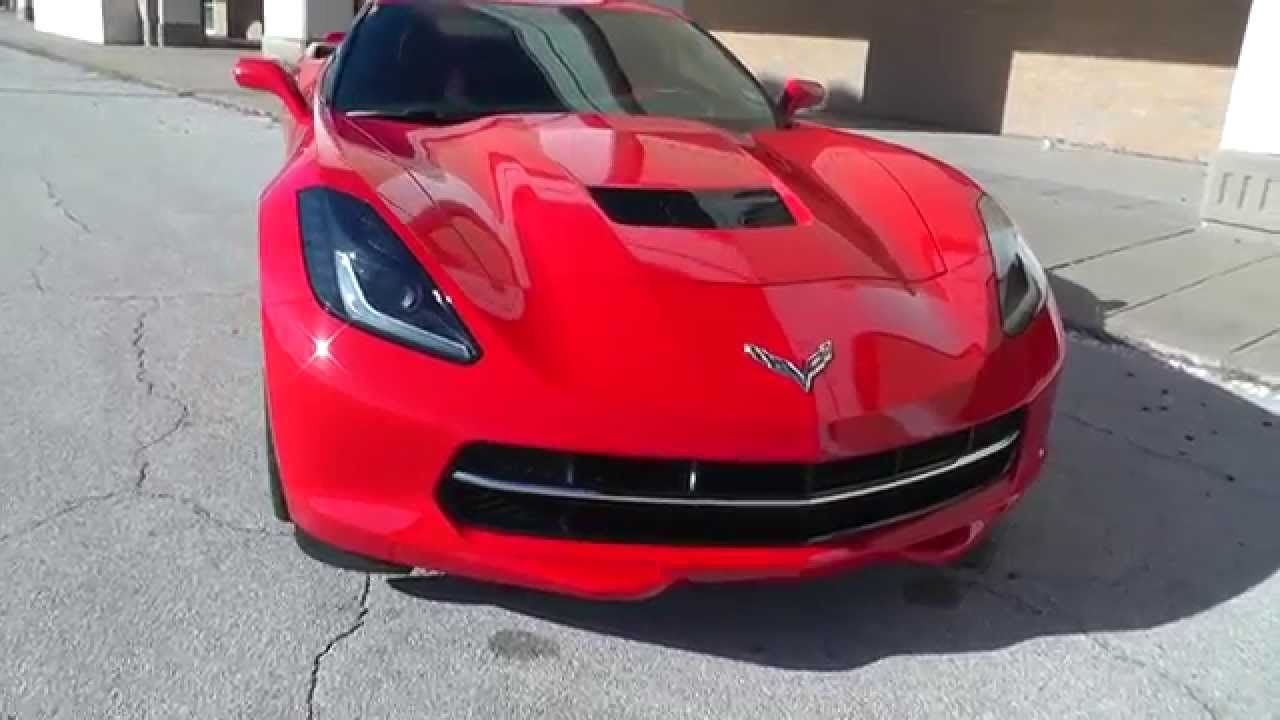 2014 Corvette Stingray Z51 3LT NPP Magnetic Ride For Sale Texas Torch Red