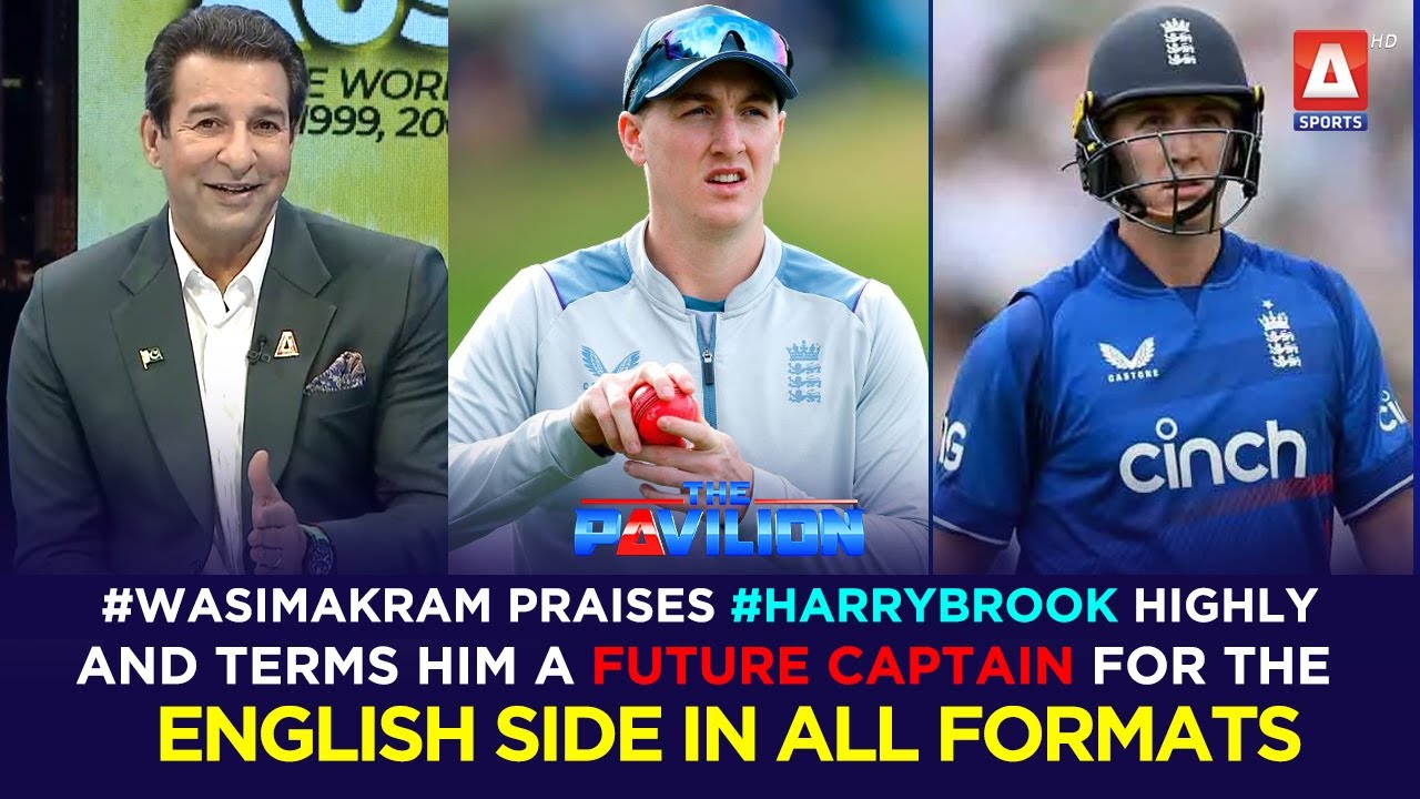 #WasimAkram praises #HarryBrook highly and terms him a future captain for the English side
