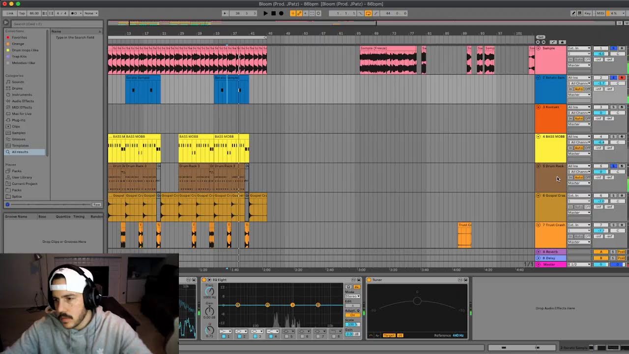 Making Boom Bap Beats and Chopping Samples - Ableton Live 11 (Live Stream Tutorial)