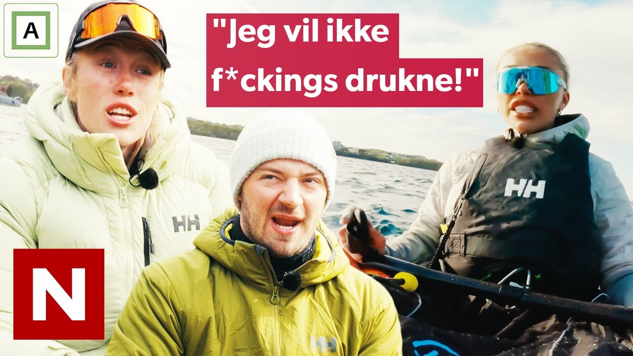 Maria Stavang, Caroline Nitter & Bilal Saab får kajakktrøbbel | 71° nord kjendis | TVNorge