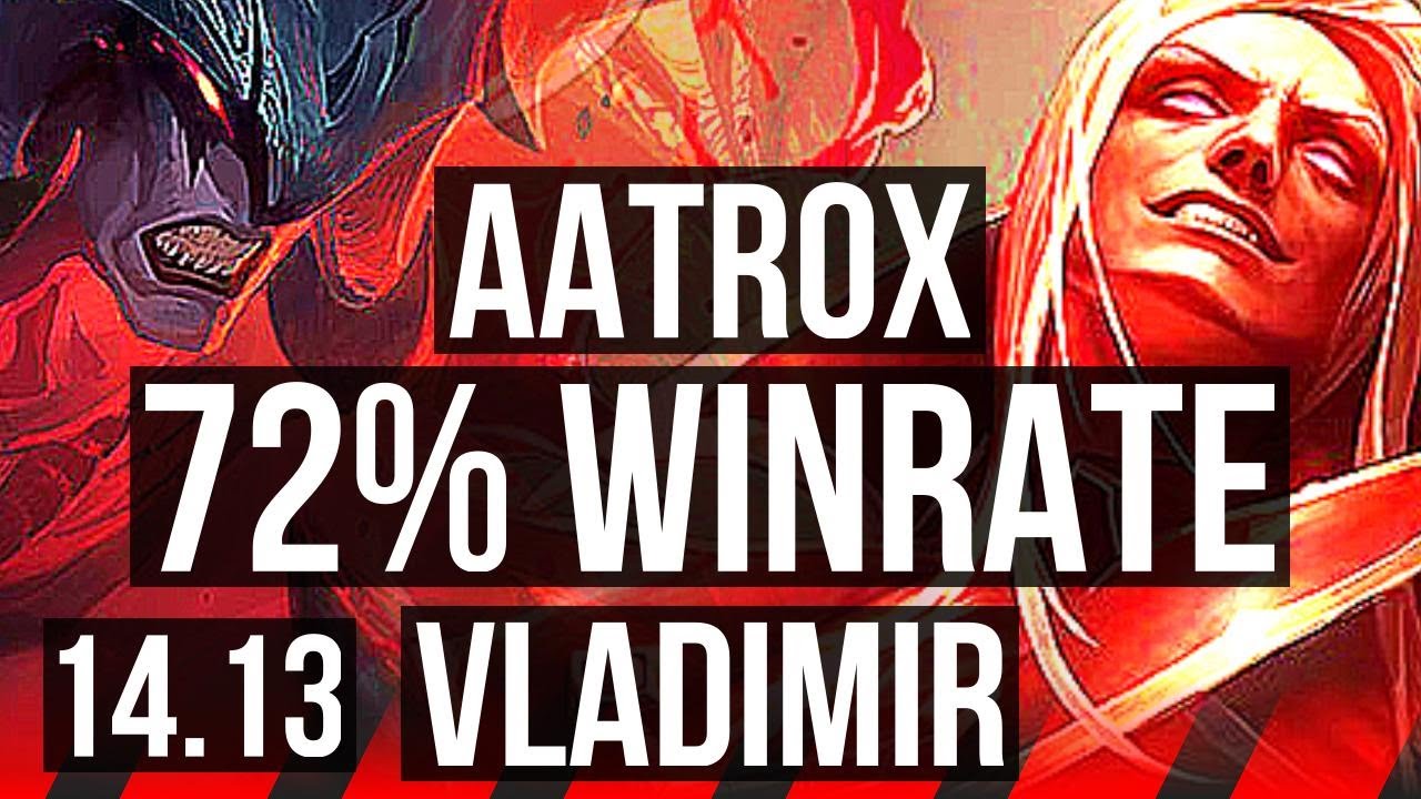 AATROX vs VLADIMIR (TOP) | 11/0/5, 72% winrate, Legendary | BR Grandmaster | 14.13