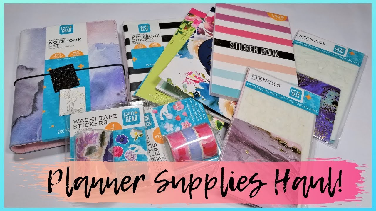 Walmart Planner Supplies Haul | $6.98 Travelers Notebook!