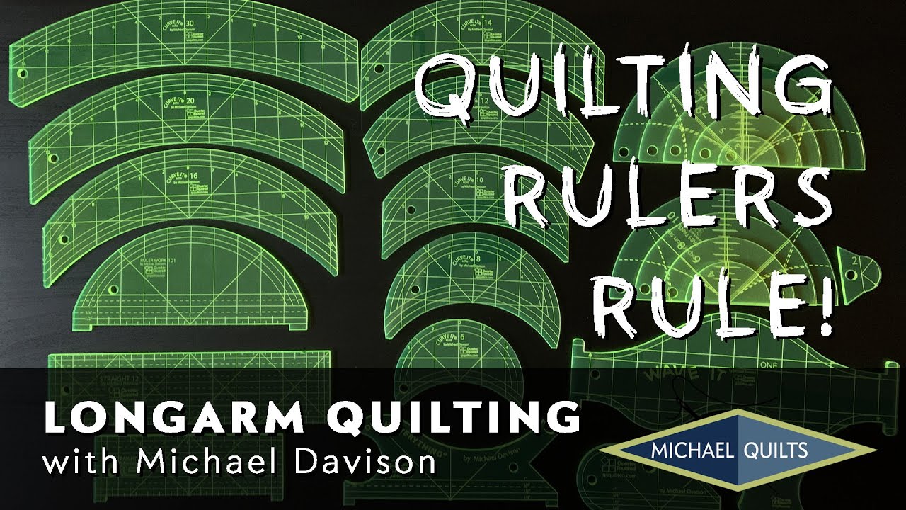 Michael's Machine Quilting Rulers - April 2021 Line-Up